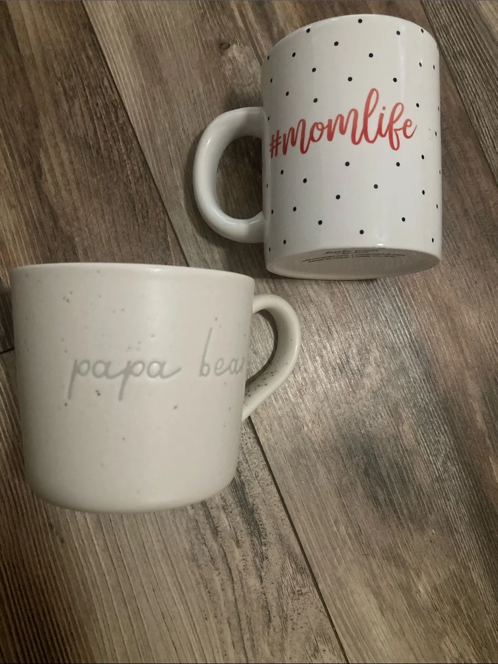 Papa Bear & MomLife Parents Coffee Tea Mug Cup Set